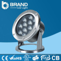 LED de luz de barco de acero de la pared de natación piscina de pesca luz del conector 18w RGB LED de luz de piscina astral